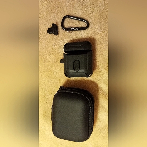 Valkit Compatible Airpod 2 with Lock Clip textured hard-shell shockproof case. - Picture 2 of 4